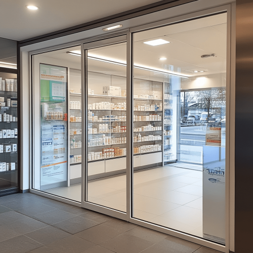Automatische Türsysteme für Apotheker