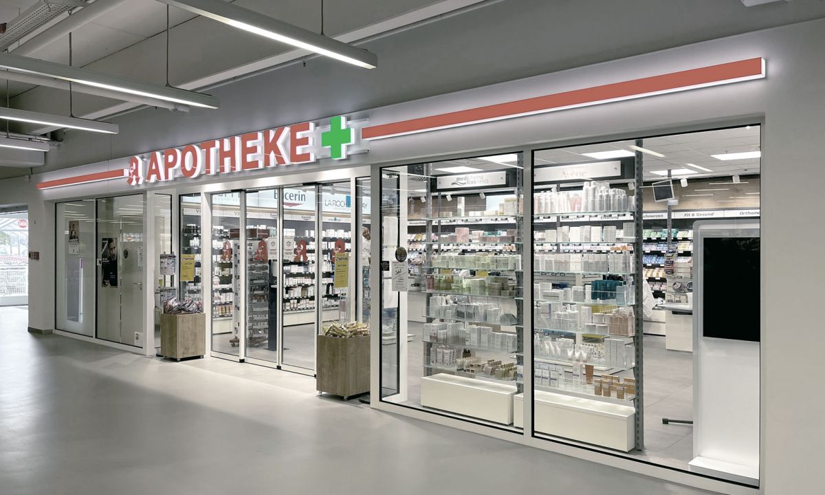 Türsysteme, Apotheke Referenz Lange Automatiktüren von LANGE