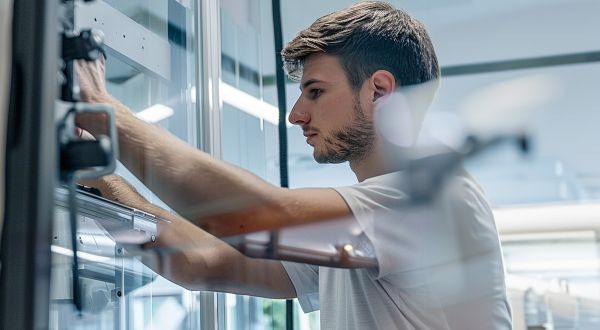 Automatische Türsysteme und Fassadengestaltung, Service Lange Techniker – LANGE Automatiktüren GmbH